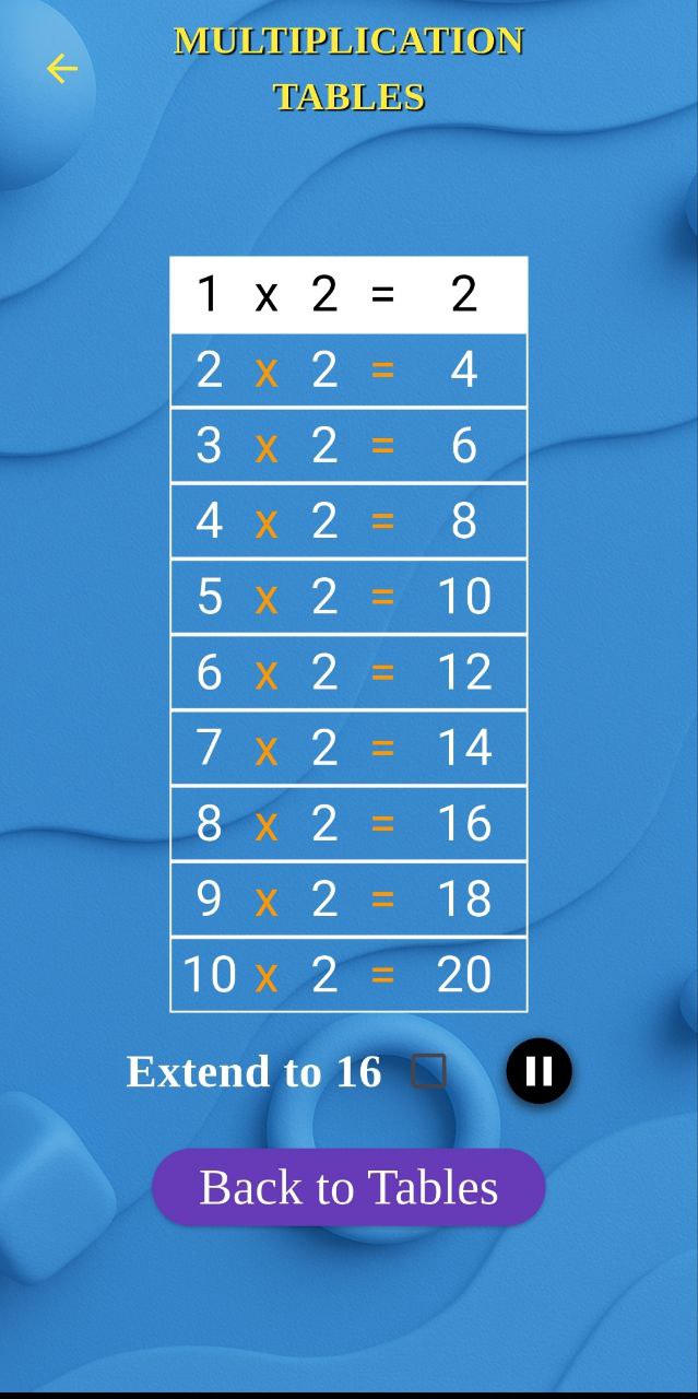 App screenshot showing a science activity